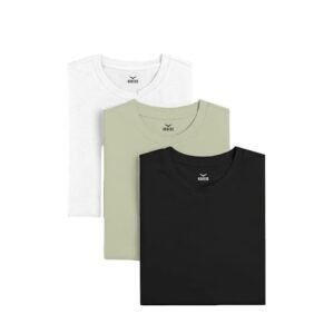 Material composition100% Cotton PatternSolid Fit typeRegular Fit Sleeve typeHalf Sleeve Collar styleCollarless LengthStandard Length Country of OriginIndia